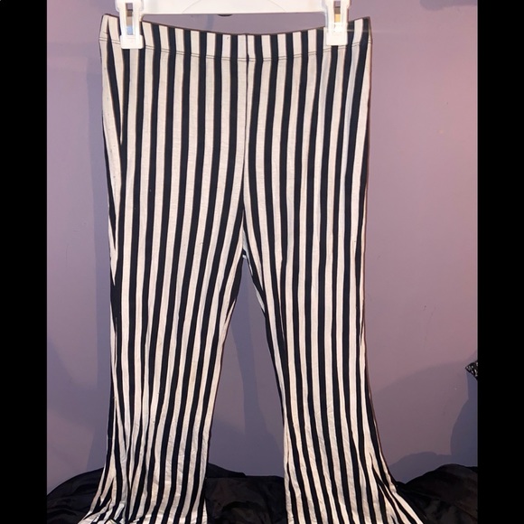 Forever 21 striped bell bottoms - Picture 2 of 3